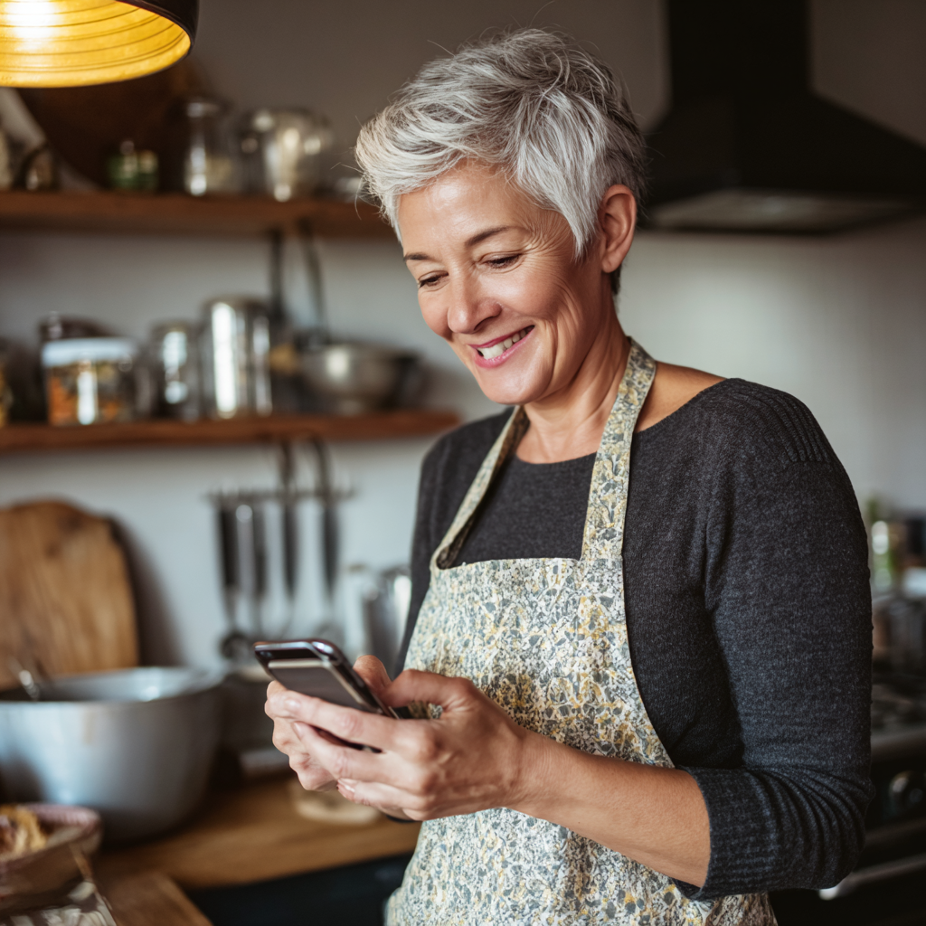 Жінка 55 років демонструє результати схуднення після використання yenvorask